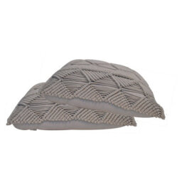 Artisan Furniture Solid Wood Esmi Cushion Set Of 2 - Grey - thumbnail 4