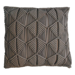 Artisan Furniture Solid Wood Esmi Cushion Set Of 2 - Grey - thumbnail 5