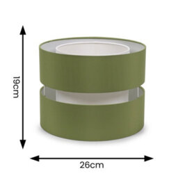 Valuelights Sophia Small Olive 2 Tier Ceiling Light Shade (D)26Cm - thumbnail 6