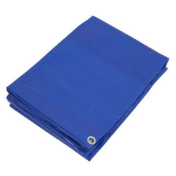 Sealey Tarp5070 Lightweight Pe Tarpaulin 5.49 X 7.32M - Blue - thumbnail 2
