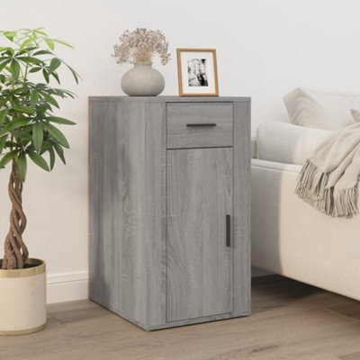 Berkfield Desk Cabinet Grey Sonoma 40X49X75 Cm Engineered Wood - image 1