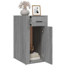 Berkfield Desk Cabinet Grey Sonoma 40X49X75 Cm Engineered Wood - thumbnail 5