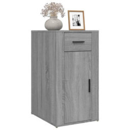 Berkfield Desk Cabinet Grey Sonoma 40X49X75 Cm Engineered Wood - thumbnail 4