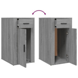Berkfield Desk Cabinet Grey Sonoma 40X49X75 Cm Engineered Wood - thumbnail 9