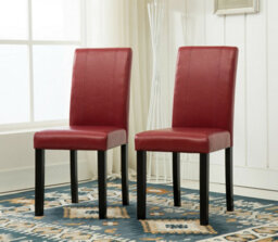 Mcc Direct Leather Dining Chairs Red