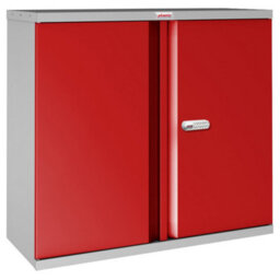 Phoenix Safe Company Phoenix Sc1010Gre 2 Door 1 Shelf Stationery Cupboard In Red With Electronic Lock - thumbnail 3