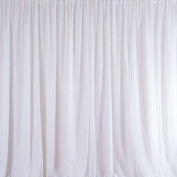Neel Blue 4X8 M Ice Silk Backdrop Curtain Photography Scenery For Christmas Events Decor, White - thumbnail 3