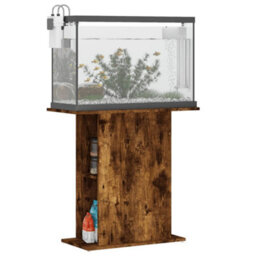 Walplus Smoked Oak Aquarium Stand 75X36X72.5 Cm Engineered Wood Fish Tank Cabinet - thumbnail 3