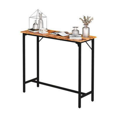 Bar Table Coffee Table With Adjustable Footpads For Breakfast Dining - image 1