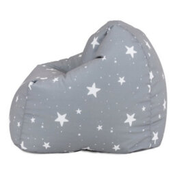 icon Kids Starry Skies Bean Bag Chair Grey Childrens Bean Bags - thumbnail 5