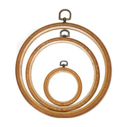 Groves Of Thames Frame 15Cm Brown - Frame: Plastic: 15Cm Diameter: Natural - Vervaco - thumbnail 1