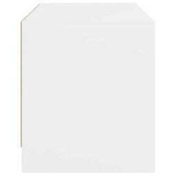 Walplus Tv Cabinet With Glass Doors White 68X37X42 Cm - thumbnail 7