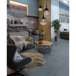 Luminosa Lighting Luminosa Dalton Cluster Pendant Ceiling Light Matt Black Balls Smoke Glass Shade 3X E27 - thumbnail 5