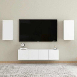 Walplus Tv Cabinet White 30.5X30X60 Cm Engineered Wood - thumbnail 6