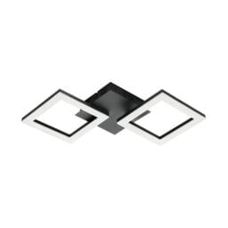 Eglo Paranday-Z Black Steel Smart Control, Colour Changing Ceiling Light, (L) 47Cm - thumbnail 2