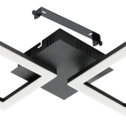 Eglo Paranday-Z Black Steel Smart Control, Colour Changing Ceiling Light, (L) 47Cm - thumbnail 4