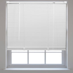 Furnished Pvc Venetian Blinds - White 25mm Slats Trimmable Blinds For Windows And Doors  (W)95Cm (L)150Cm - thumbnail 1