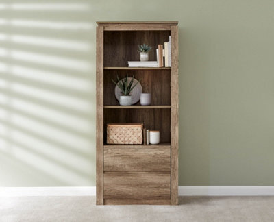 Gfw Canyon Oak Bookcase Grey Oak - image 1