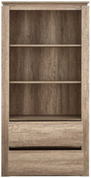 Gfw Canyon Oak Bookcase Grey Oak - thumbnail 4