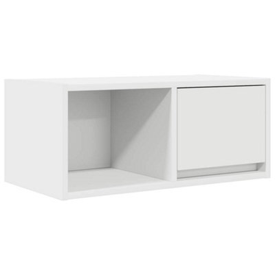 Berkfield Durable Tv Cabinet White 60X31X25.5 Cm Engineered Wood