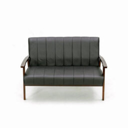 Armchair Stylish Modern Living Room Accent 2 Seats Loveseats Wood Frame Armchair - thumbnail 6