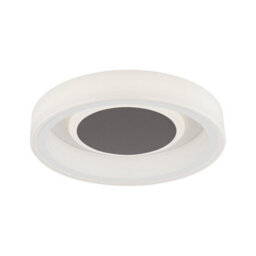 Luminosa Lighting Luminosa Moca Flush 36Cm Round 30W Led 4000K, 1900Lm, White / Mocha, 3Yrs Warranty - thumbnail 1