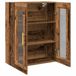 Walplus Wall-Mounted Cabinet Old Wood 69.5 X 34 X 90 Cm Engineered Wood - thumbnail 5