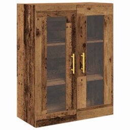 Walplus Wall-Mounted Cabinet Old Wood 69.5 X 34 X 90 Cm Engineered Wood - thumbnail 2