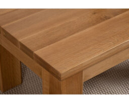 That's Furniture Dakota Chunky Oak Small Coffee Table For Living Room - thumbnail 3