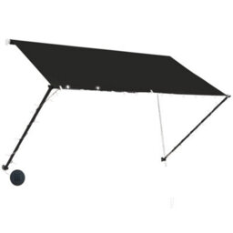Berkfield Retractable Awning With Led 250X150 Cm Anthracite - thumbnail 3