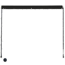 Berkfield Retractable Awning With Led 250X150 Cm Anthracite - thumbnail 5