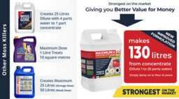King of Paints No Bleach, Maximum Power: 5L Moss Killer Covers 130L For All Hard Surfaces - thumbnail 2