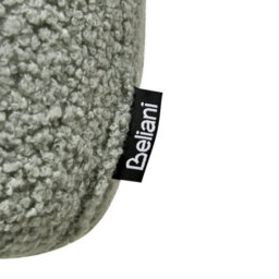 Beliani Set Of 2 Dining Chairs Sanilac Boucle Light Green - thumbnail 9