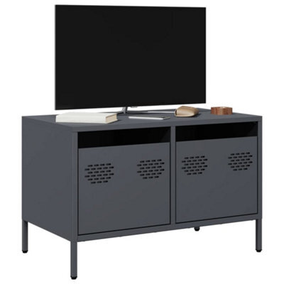 Berkfield Tv Cabinet Anthracite 68X39X43.5 Cm Cold-Rolled Steel - image 1