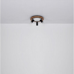 Luminosa Lighting Luminosa Ulla 30Cm Integrated Led Semi Flush Ceiling Light Matt Black 3X Led 3000K - thumbnail 8