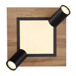 Luminosa Lighting Luminosa Ulla 30Cm Integrated Led Semi Flush Ceiling Light Matt Black 3X Led 3000K - thumbnail 4