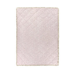 Wylder Amelia 100% Cotton Floral Quilted Bedspread, Blush Pink, 240 X 260 Cm - thumbnail 4