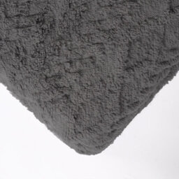 OHS Cable Knit Blanket Sherpa Fleece Plush Supersoft Warm Throw, Grey - 130 X 160Cm - thumbnail 5