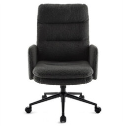 Grey Arm Chair Ergonomic High Back Swivel - thumbnail 1