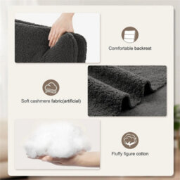 Grey Arm Chair Ergonomic High Back Swivel - thumbnail 5