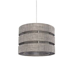 Inlight Ponte Blue Metallic Effect Contemporary Trio Cylinder Light Shade (D)28Cm - thumbnail 5