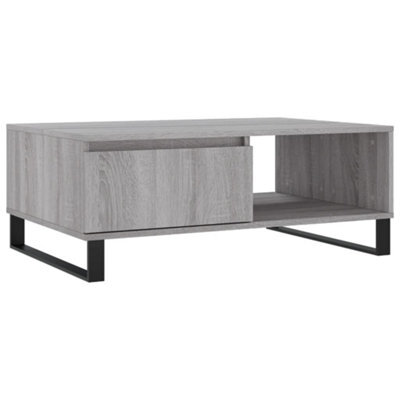 Berkfield Sturdy Coffee Table Grey Sonoma 90X60X35 Cm Engineered Wood - image 1