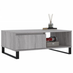 Berkfield Sturdy Coffee Table Grey Sonoma 90X60X35 Cm Engineered Wood - thumbnail 3