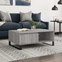 Berkfield Sturdy Coffee Table Grey Sonoma 90X60X35 Cm Engineered Wood - thumbnail 2