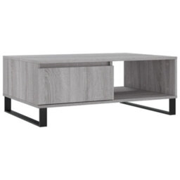 Berkfield Sturdy Coffee Table Grey Sonoma 90X60X35 Cm Engineered Wood - thumbnail 1