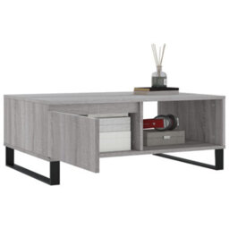 Berkfield Sturdy Coffee Table Grey Sonoma 90X60X35 Cm Engineered Wood - thumbnail 4