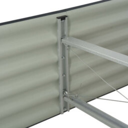 Berkfield Garden Raised Bed 240X80X44 Cm Galvanised Steel Grey - thumbnail 5