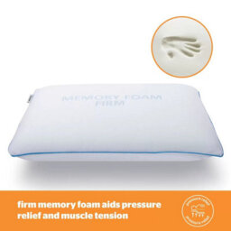Silentnight Impress Firm Memory Foam Pillow Hypoallergenic Sink-In Comfort, Removable Washable Cover, Side & Back Sleeper Support - thumbnail 4