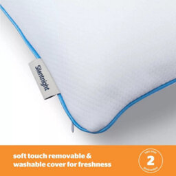 Silentnight Impress Firm Memory Foam Pillow Hypoallergenic Sink-In Comfort, Removable Washable Cover, Side & Back Sleeper Support - thumbnail 5