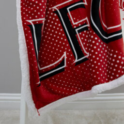Liverpool Fc Sherpa Back Blanket Fleece Red White Football Throw 120Cm X 150Cm - thumbnail 5